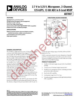 AD7887WARMZ datasheet  